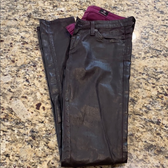 AG Adriano Goldschmied Leatherette Legging - Picture 4 of 5